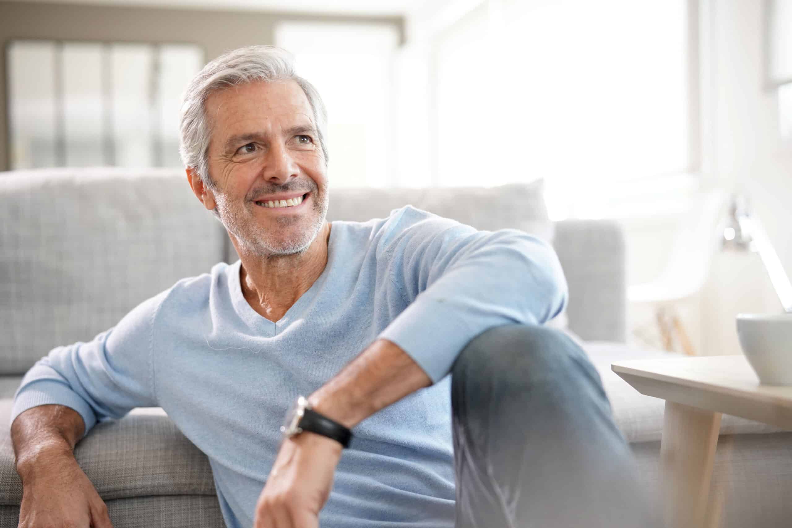 Bright smile after professional teeth whitening